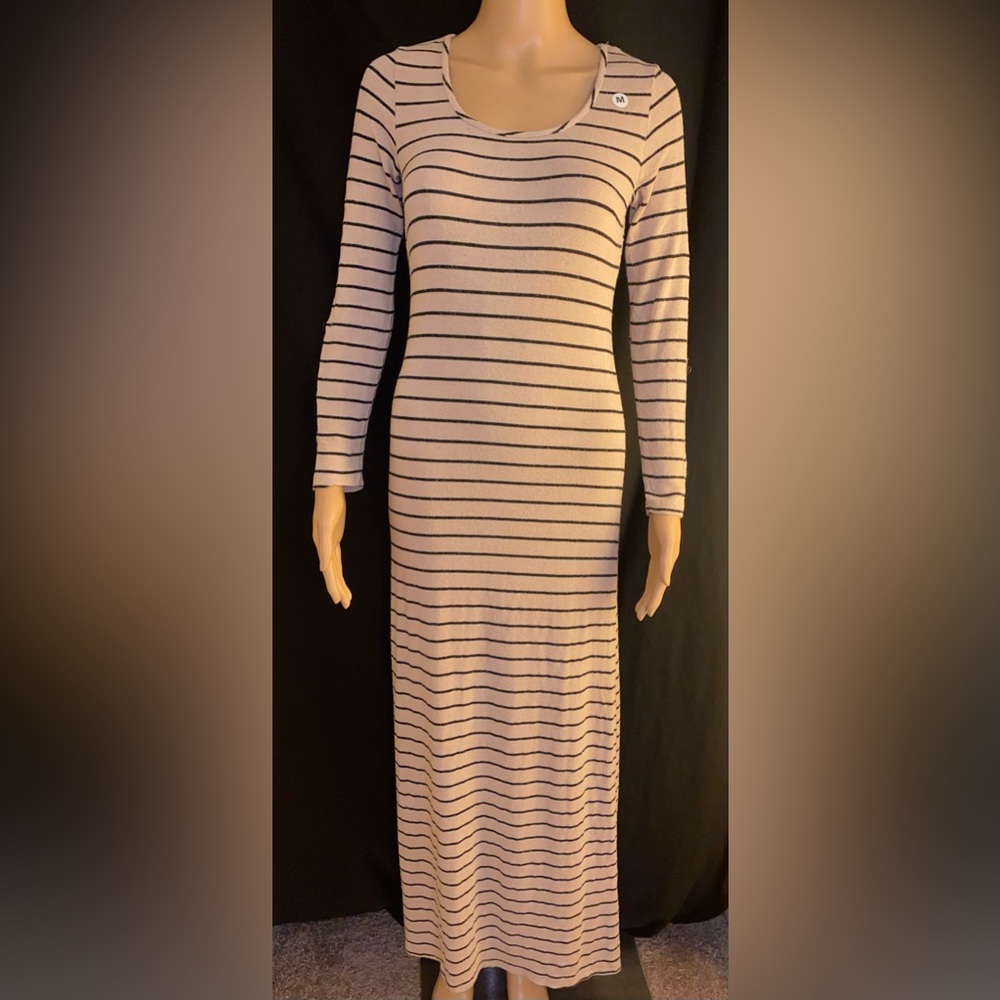 Stripe maxi dress